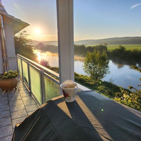 Haus An Der Weser Ferienwohnung Brevorde Екстериор снимка